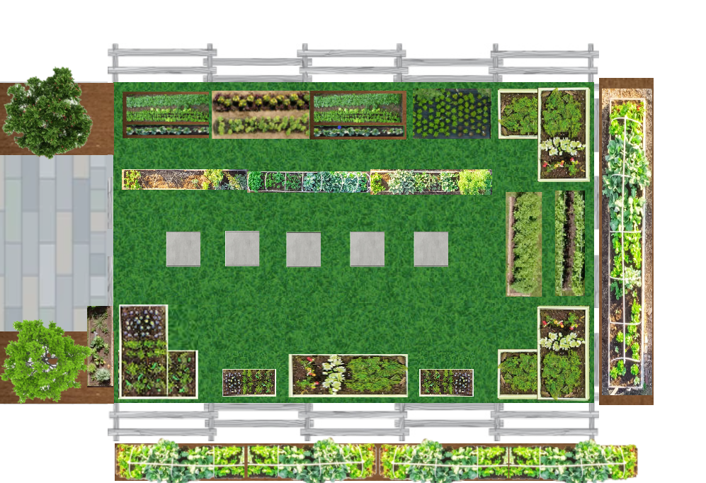 Vegetable Garden Map